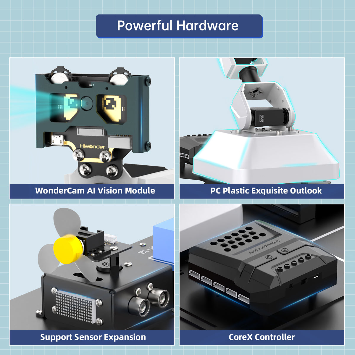 Hiwonder AiArm Vision Robot Arm Kit for Education Demonstration Support Scratch and Python Hiwonder AiArm Vision Robot Arm Kit for Education Demonstration Support Scratch and Python